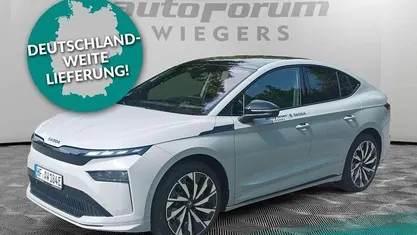 Grau Gebraucht 2025 Skoda Enyaq iV SportLine SUV | 51.570 € (Fairer Preis)