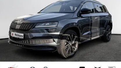 Grau Gebraucht 2022 Skoda Karoq SportLine SUV | 30.990 € (Fairer Preis)
