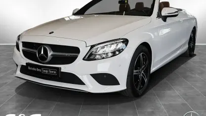Usata Mercedes C200 184 CV (135 kW) 2021 Bianco Cabrio
