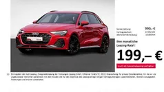 Rot Gebraucht 2024 Audi A3 Sportback S-Line Limousine | 34.085 € (Fairer Preis)
