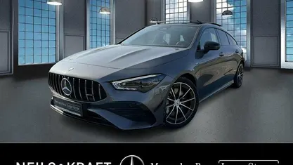 Gebraucht Mercedes CLA35 AMG Shooting Brake AMG 306 PS (225 kW) 2025 Metalliclack mountaingrau Kombi