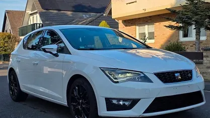 Usata Seat Leon FR 125 CV (91 kW) 2016 Bianco Berlina