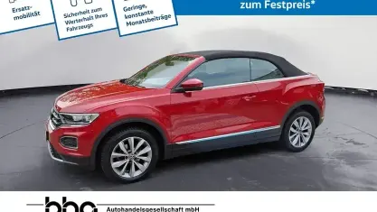 Gebraucht VW T-Roc Cabriolet Style 150 PS (110 kW) 2021 Rot Cabrio