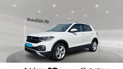Pure white Gebraucht 2021 VW T-Cross Style SUV | 18.748 € (Fairer Preis)