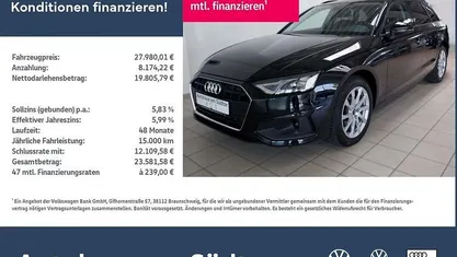 Mythosschwarz metallic Gebraucht 2022 Audi A4 Kombi | 27.980 € (Fairer Preis)