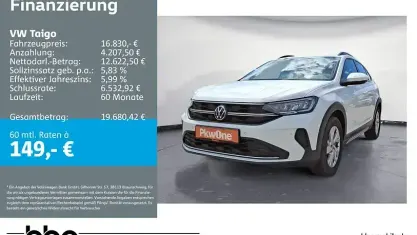 Gebraucht VW Taigo Life 95 PS (69 kW) 2023 Weiß SUV