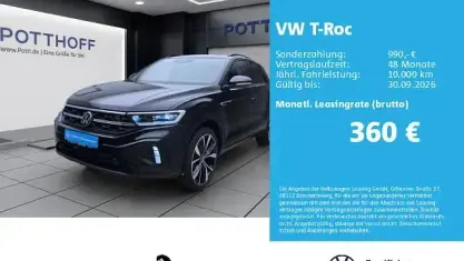 Gebraucht VW T-Roc R-line 190 PS (139 kW) 2025 Schwarz SUV