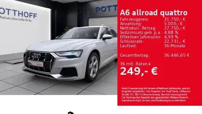 Gebraucht Audi A6 Allroad Ambiente 286 PS (210 kW) 2022 Gletscherweiß metallic Kombi