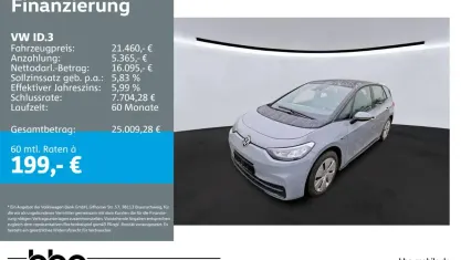 Gebraucht VW ID.3 Pro 107 kW (146 PS) 2022 Grau Kleinwagen