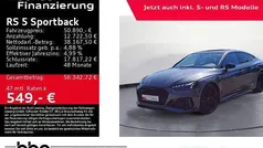 Grau Gebraucht 2021 Audi RS5 Sportback Ambiente Limousine | 50.890 € (Fairer Preis)