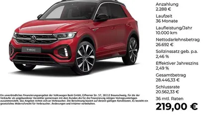 Gebraucht 2025 VW T-Roc R-line SUV | 28.980 € (Guter Preis)