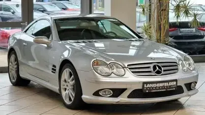 Używany Mercedes SL500 AMG 387 KM (284 kW) 2007 Srebrny Kabriolet