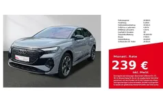 Grau Gebraucht 2022 Audi Q4 Sportback e-tron SUV | 29.880 € (Guter Preis)