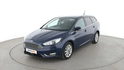 Gebraucht Ford Focus Titanium 125 PS (91 kW) 2017 Blau Kombi