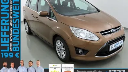 Canyonbraun (metallic) Gebraucht 2014 Ford Grand C-Max Titanium Van / Kleinbus | 8.940 € (Etwas zu teuer)