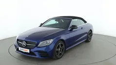 Blau Gebraucht 2020 Mercedes C220 AMG line Cabrio | 32.390 € (Fairer Preis)