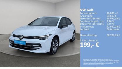 Gebraucht VW Golf VIII Goal 150 PS (110 kW) 2025 Weiss Limousine