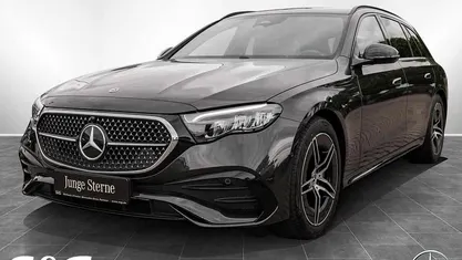 Metalliclack graphitgrau Gebraucht 2024 Mercedes E220 AMG Kombi | 53.777 € (Fairer Preis)