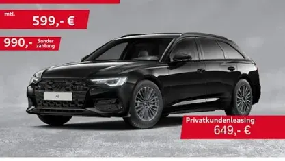Gebraucht Audi A6 Advanced 204 PS (150 kW) 2024 Mythosschwarz metallic Kombi