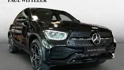 Gebraucht Mercedes GLC300e AMG line 194 PS (142 kW) 2020 Lack obsidianschwarz Coupé