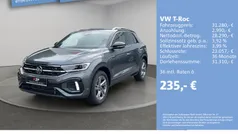 Schwarz Gebraucht 2024 VW T-Roc R-line SUV | 31.280 € (Fairer Preis)