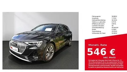 Mythosschwarz Gebraucht 2023 Audi e-tron S-Line SUV | 38.880 € (Guter Preis)