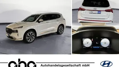 Gebraucht Hyundai Santa Fe Signature 202 PS (148 kW) 2023 Weiß SUV