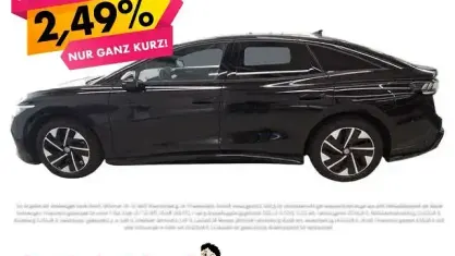 Gebraucht VW ID.7 GTX 250 kW (340 PS) 2025 Schwarz Limousine