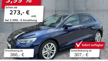 Gebraucht Audi A3 Ambiente 204 PS (150 kW) 2025 Navarrablau metallic Limousine