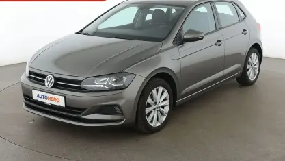 Gebraucht VW Polo Comfortline 95 PS (69 kW) 2018 Silber Kleinwagen