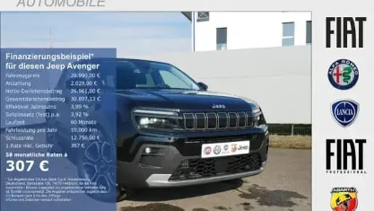 Nuova Jeep Avenger Summit 110 CV (80 kW) 2025 Nero SUV