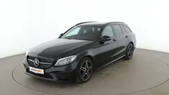 Schwarz Gebraucht 2019 Mercedes C300 AMG line Kombi | 28.850 € (Fairer Preis)