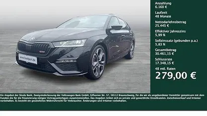 Gebraucht Skoda Octavia RS 200 PS (147 kW) 2023 Blackmagic perleffekt Kombi