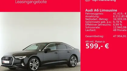 Gebraucht 2024 Audi A6 Advanced Plus Limousine | 41.419 € (Fairer Preis)
