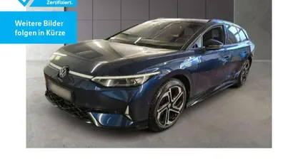 Aquamarinblau metallic schwarz Gebraucht 2024 VW ID.7 GTX Kombi | 51.890 € (Fairer Preis)