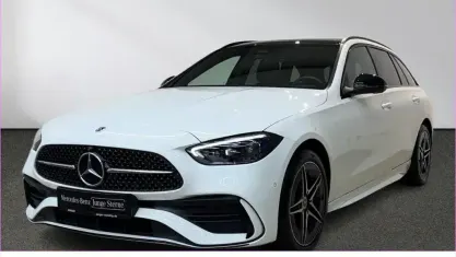 Gebraucht Mercedes C300e AMG 204 PS (150 kW) 2023 Weiß