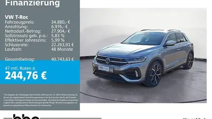 Gebraucht VW T-Roc R 301 PS (221 kW) 2022 SUV