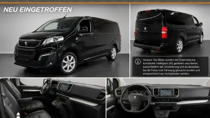 Gebraucht Peugeot Traveller Business-Line 177 PS (130 kW) 2020 Schwarz metallic Van / Kleinbus