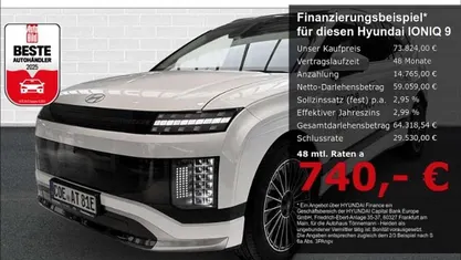 Weiss Gebraucht 2025 Hyundai Ioniq 9 SUV | 73.824 € (Fairer Preis)