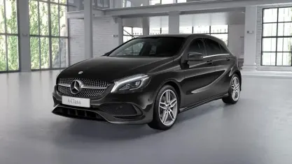 Gebraucht Mercedes A180 AMG 122 PS (89 kW) 2018 Nachtschwarz uni Limousine