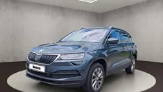 Quarzgrau metallic Gebraucht 2021 Skoda Karoq Clever SUV | 19.750 € (Superpreis)