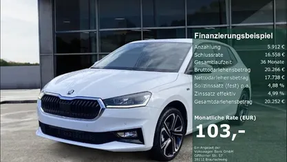 Weiss Gebraucht 2025 Skoda Fabia Tour Kleinwagen | 23.650 € (Fairer Preis)