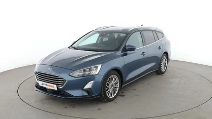 Gebraucht Ford Focus Titanium 125 PS (91 kW) 2019 Blau Kombi