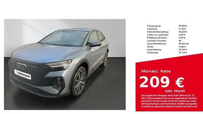 Gebraucht Audi Q4 Sportback e-tron S-Line 219 kW (299 PS) 2023 SUV
