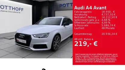 Gebraucht Audi A4 Sport 190 PS (139 kW) 2018 Gletscherweiss metallic Kombi
