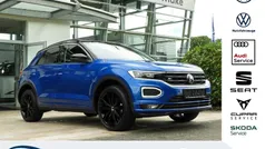 Ravennablau metallic (metallic) Gebraucht 2021 VW T-Roc R-line SUV | 28.890 € (Fairer Preis)