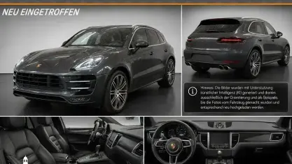 Gebraucht Porsche Macan Turbo 400 PS (294 kW) 2018 Vulkan grau metallic SUV