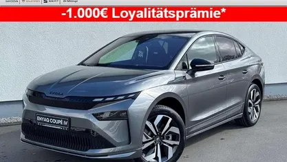 Graphite grau Gebraucht 2025 Skoda Enyaq iV SportLine SUV | 52.990 € (Fairer Preis)