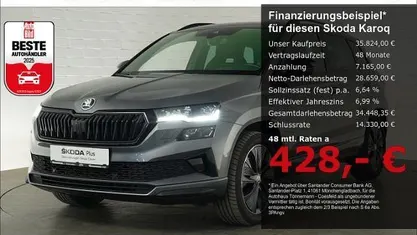 Grau Gebraucht 2024 Skoda Karoq SportLine SUV | 35.824 € (Fairer Preis)