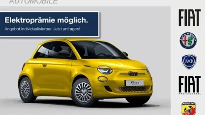 Neu Fiat 500e Pop 86 kW (118 PS) 2026 Sun of italy gelb metallic Limousine